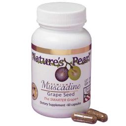 Nature’s Pearl®  Premium Muscadine Grape Seed - 60 capsules each