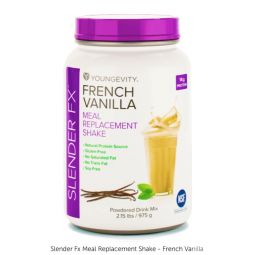 SlenderFx Meal Replacement Shake French Vanilla - 30 Servings