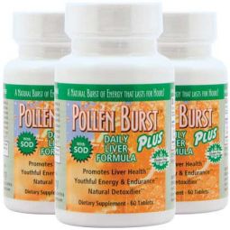 Pollen Burst Plus Daily Liver Formula 3-Pack